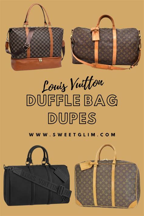 louis vuitton duffle dupe